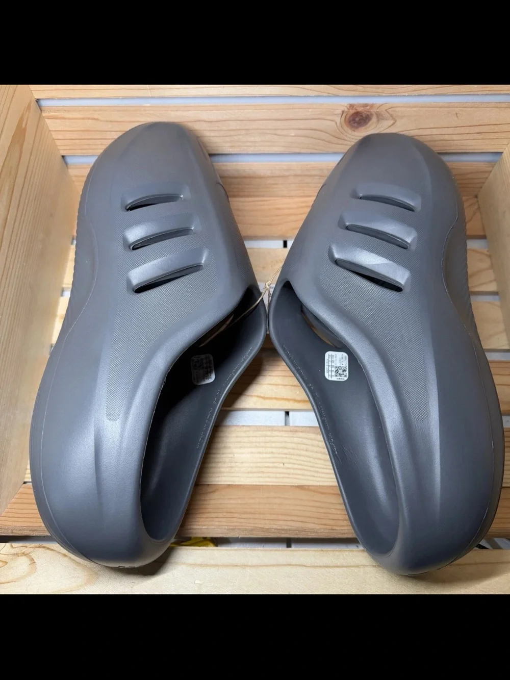 Adidas adiFOM IlInfinity Grey Mule Clogs Slides JI0402 Men’s Size 14 New w/Tags